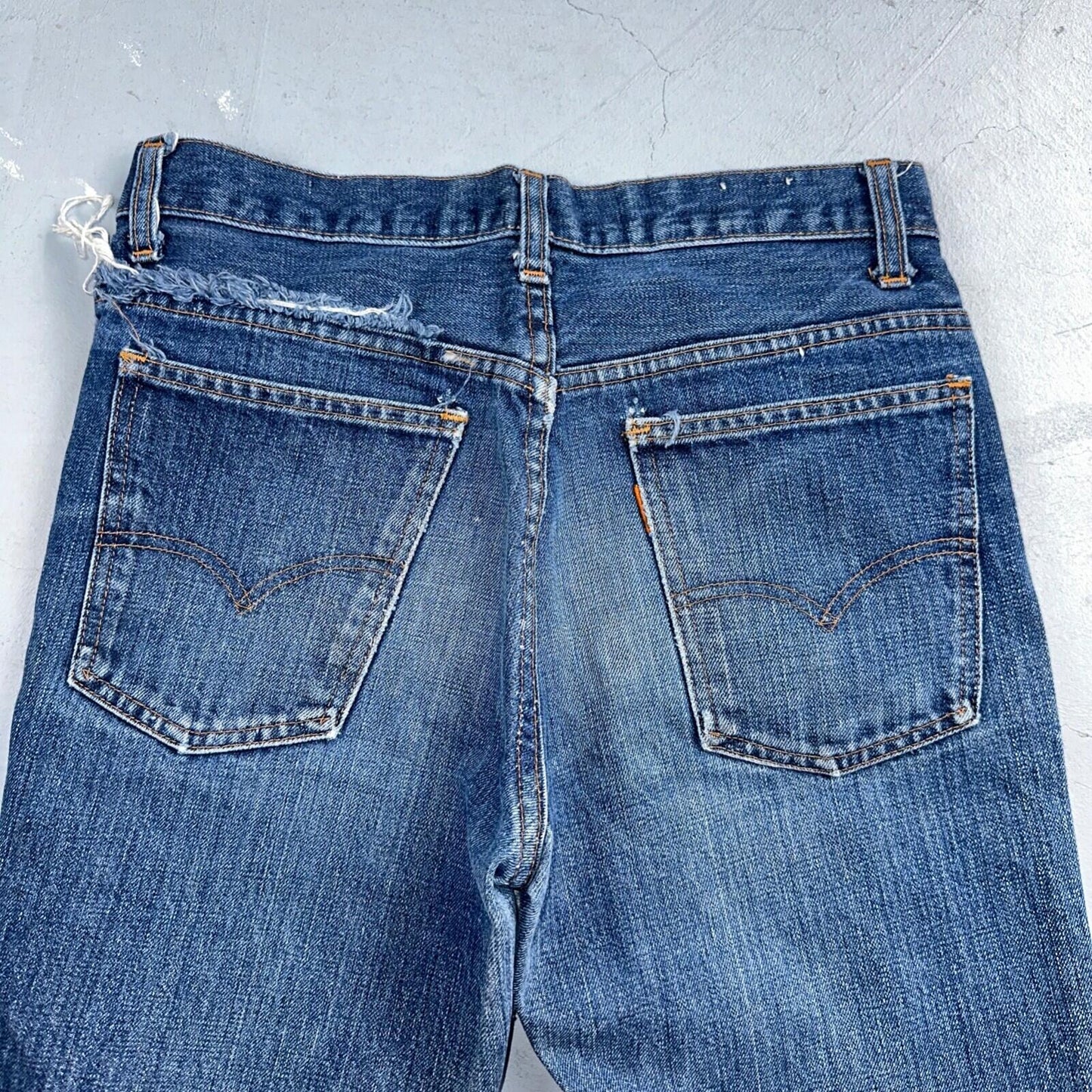 Levis 746 Vintage 70s USA Orange Tab Bootcut Flare Blue Bell Bottom Jeans 29x26