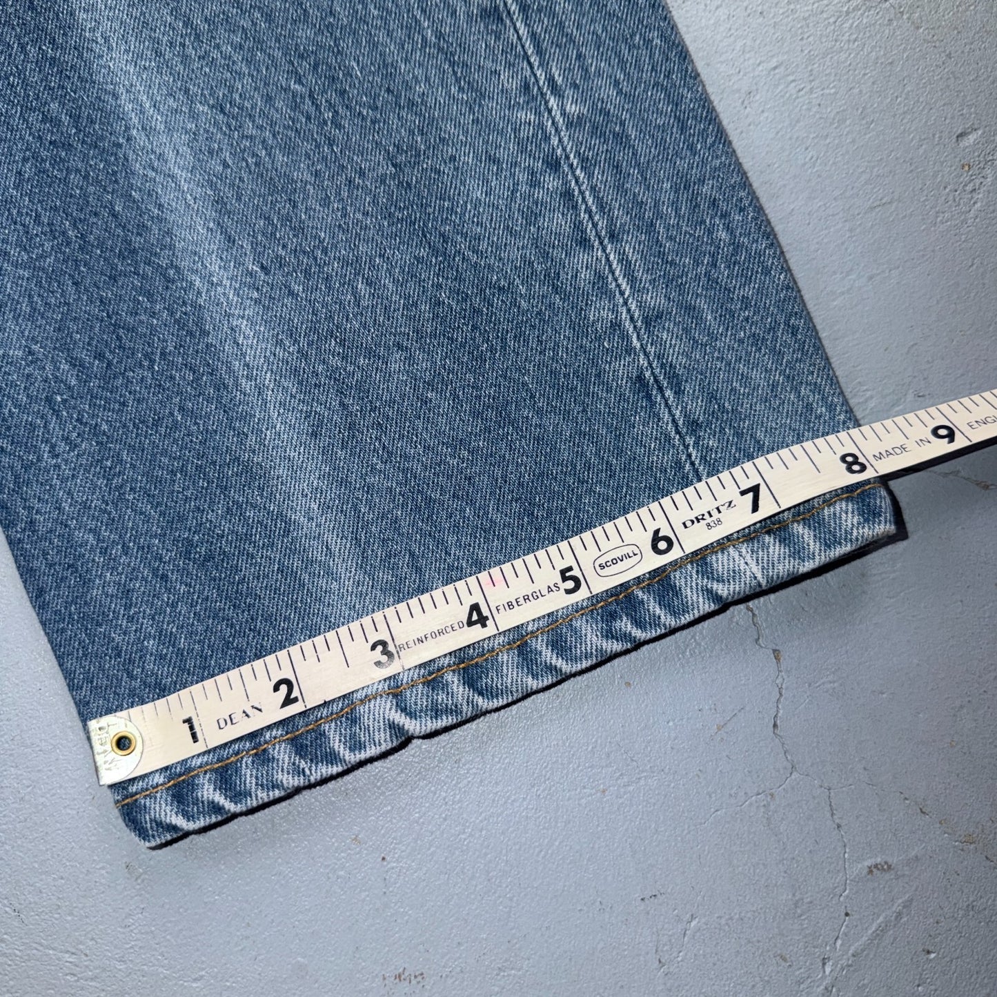 Levis 501 Vintage 90s USA XX Straight Leg Jeans Blue Light Wash 36x32 Act 34x31