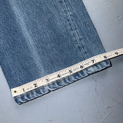 Levis 501 Vintage 90s USA XX Straight Leg Jeans Blue Light Wash 36x32 Act 34x31