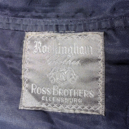 60s Pinstripe Blue Double Breasted Suit Jacket Wool 42 70s Navy Blue 1960s
