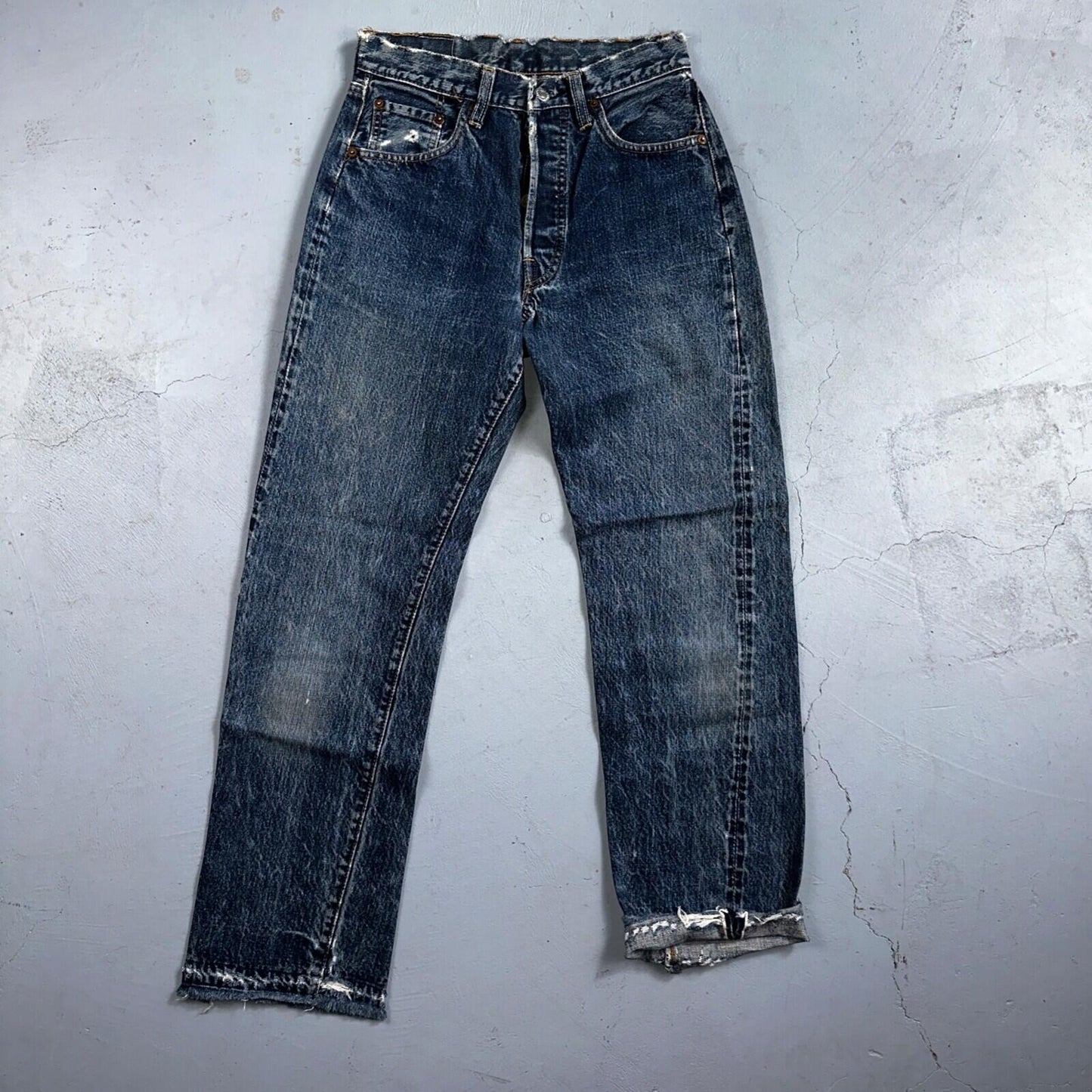 Levis 501 Big E Vintage 60s Redline Selvedge USA XX 1960s Jeans 28x32 Act 26x28