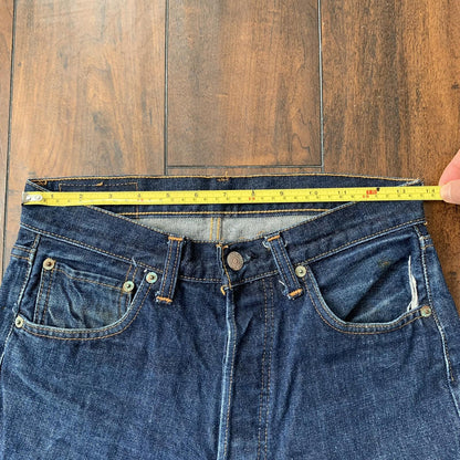 Levis 501 XX Big E Vintage 60s Redline Selvedge Denim Jeans DARK 29x34 Ac 27x30