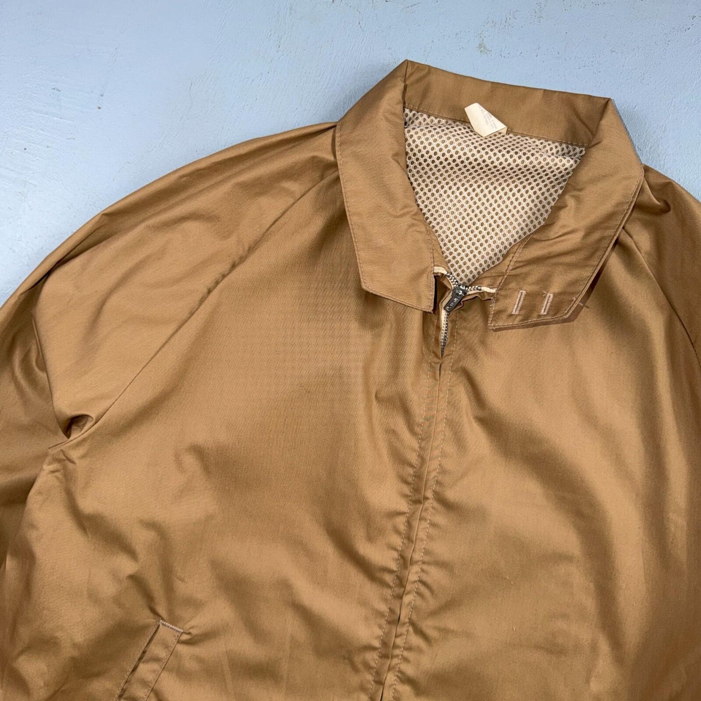 VTG 1970s 70s Sportswear Jacket Rockabilly Long Sleeve Talon Ricky Windbreaker