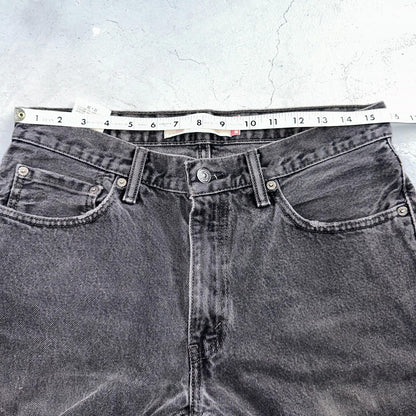 Levis 505 Vintage Y2K Straight Leg XX 2000s Jeans 32x30 Black Light Wash 31x29