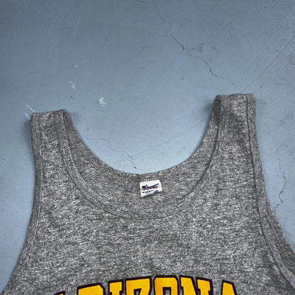 Champion 80s Arizona State VTG T Shirt ASU College University Track Tank Devils