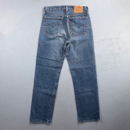 Levis 501 Vintage 80s Redline Selvedge USA XX Jeans Light Wash 29x32 Act 28x29