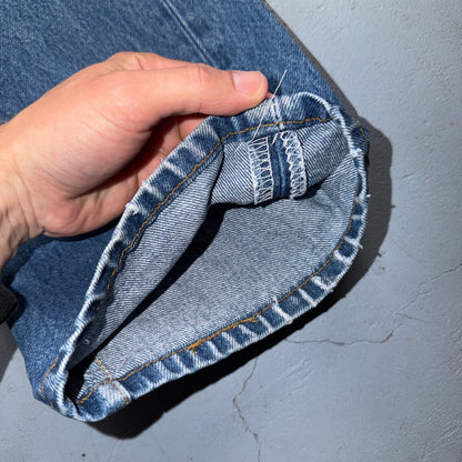 Levis 501 Vintage 90s USA XX Straight Leg Jeans Blue Light Wash 38x32 Act 35x28