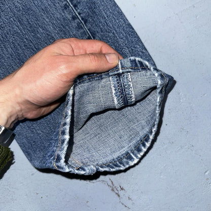 Levis 501 Vintage 90s Y2K XX Straight Leg Jeans Blue Med Wash 34x32 Act 33x31