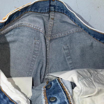 Levis 501 Vintage 80s Redline Selvedge USA XX Jeans Light Wash 35x32 Act 32x28