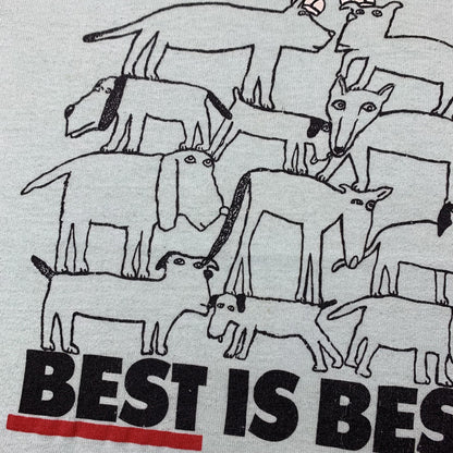 Nike Vintage T Shirt Mens Best Is Best Animals Dog Wolf Jordan Rap Cute Love Box