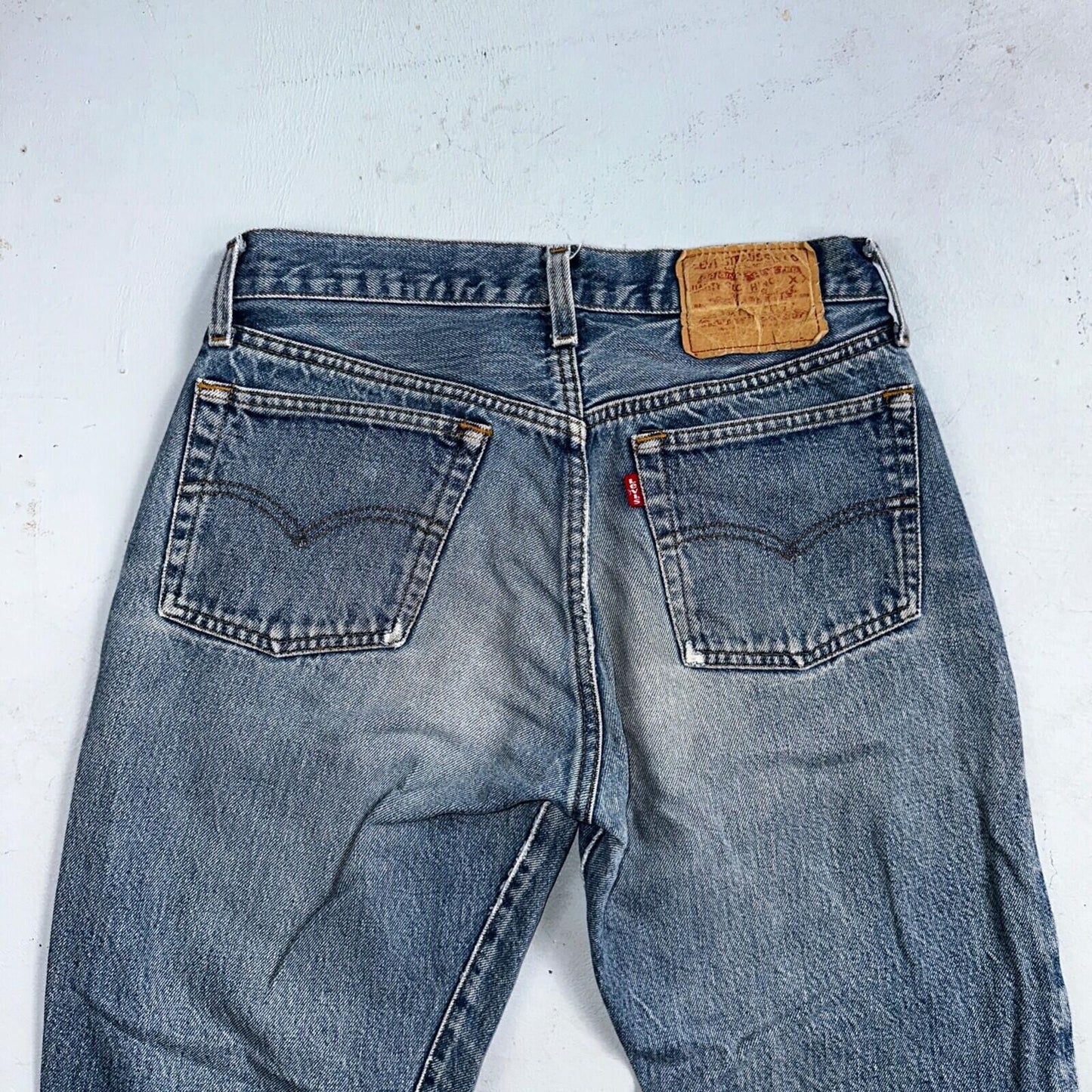 Levis 501 Vintage 80s Redline Selvedge USA XX Jeans Skinny Tailored Act 28X29