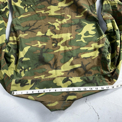 USMC 1968 Military Camouflage Wind Resistant Poplin Coat Camo Jacket Alpha 60s