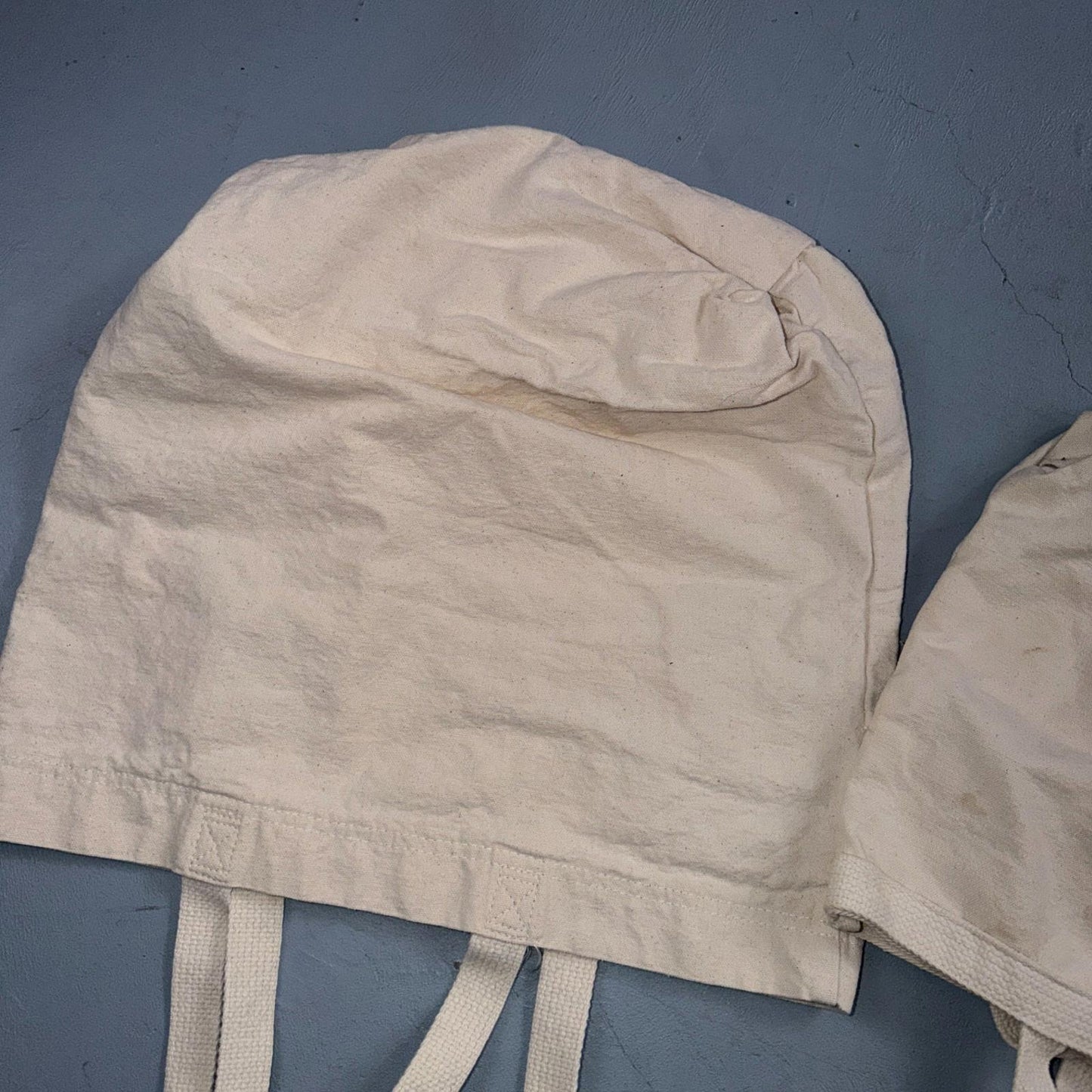 Vintage Boat & Tote Bag White Canvas Lot of 2 Virginia Is For Lovers Rose PDX