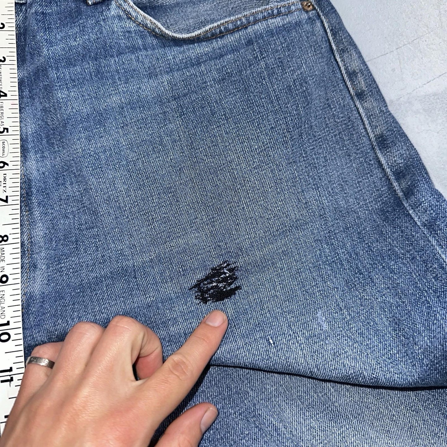 Levis 501 Vintage 80s Redline Selvedge USA XX Jeans Med Wash 42x34 Act 39x31