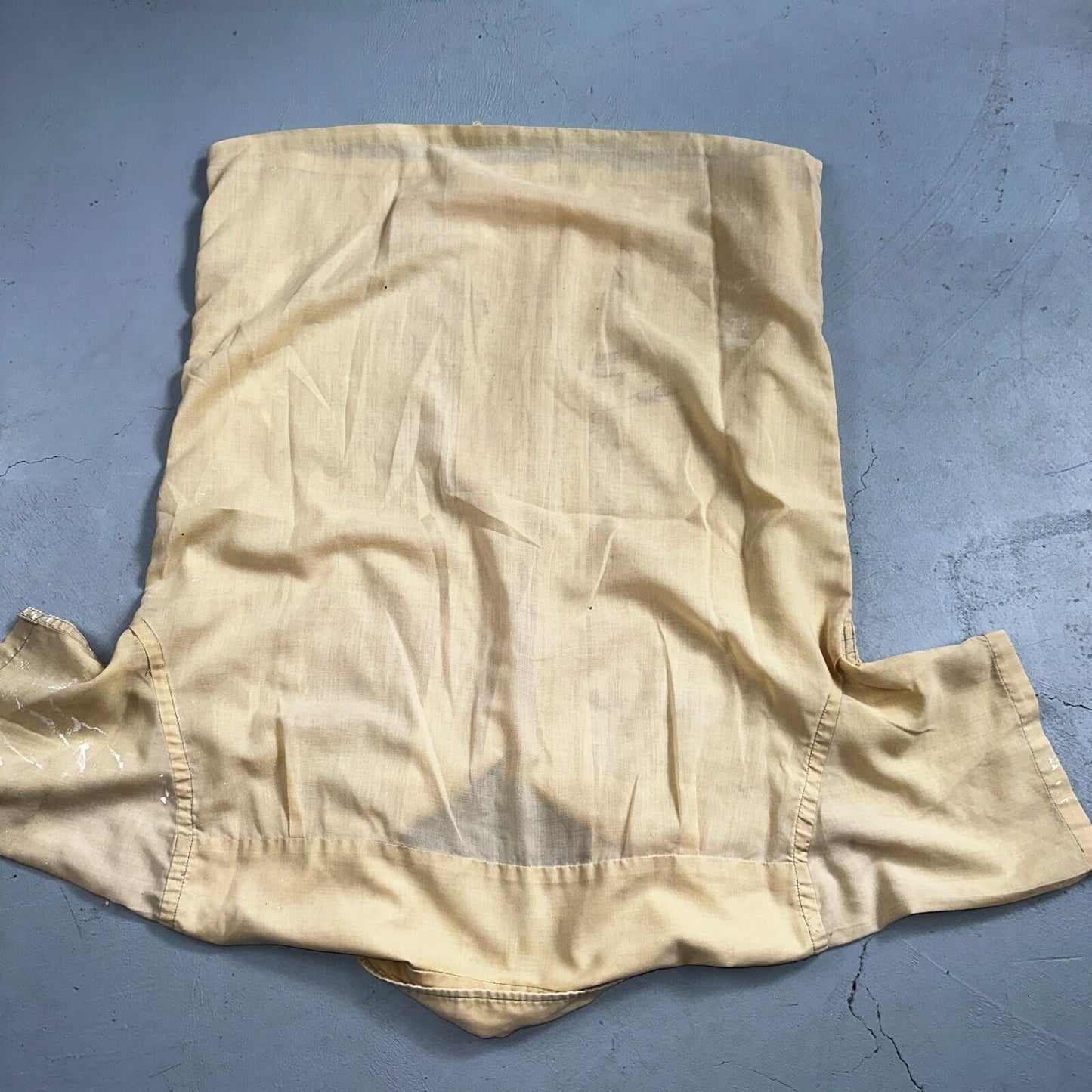 VTG 50s 60s Penneys Towncraft Paint Camp Loop Collar Shirt Rockabilly Button