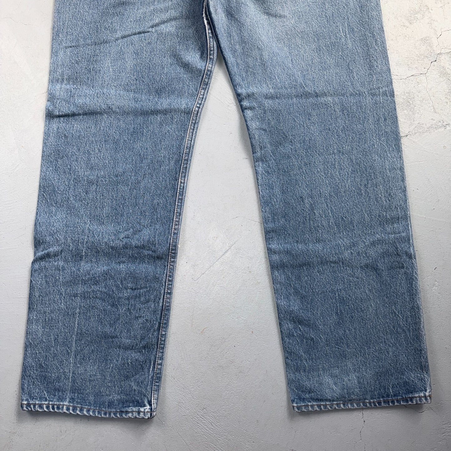 Levis 501 Vintage 80s USA XX Straight Leg Jeans Blue Light Wash 40x33 Act 38x29