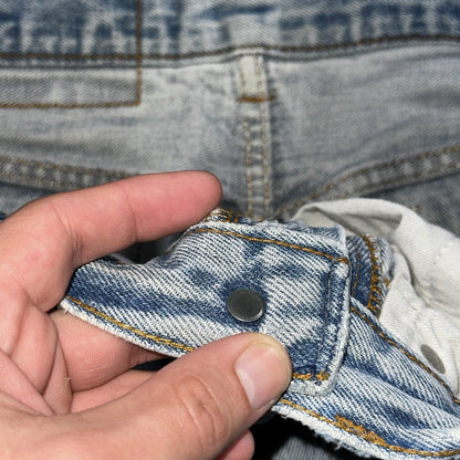 Levis 501 Vintage 80s USA XX Straight Leg Jeans 32x31 Thrashed Wash Act 30x26