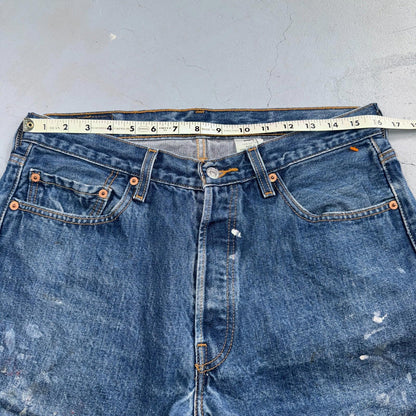Levis 501 Vintage Y2K 90s XX Straight Leg Jeans Blue Med Wash 34x32 Act 32x30