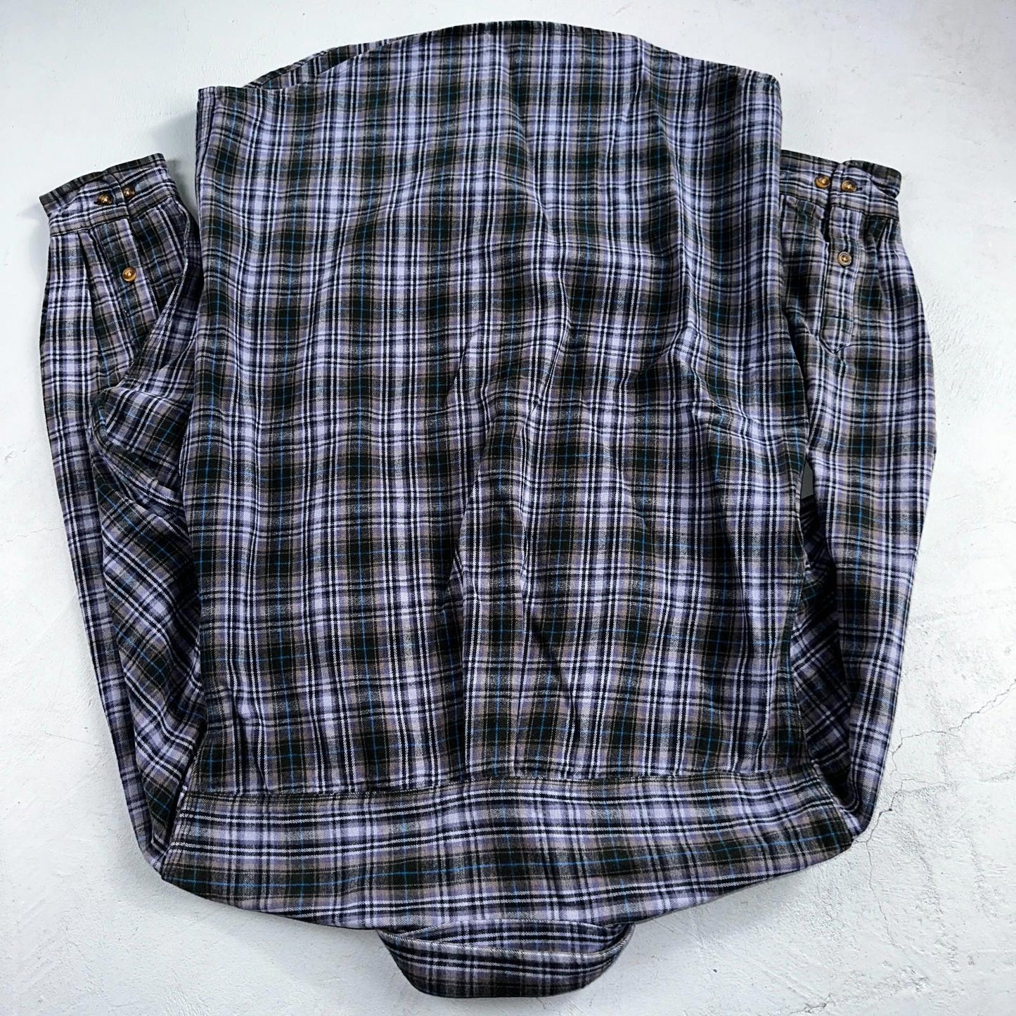 Carhartt Hubbard Plaid Flannel Button Down Work Shirt 100122 M Blue