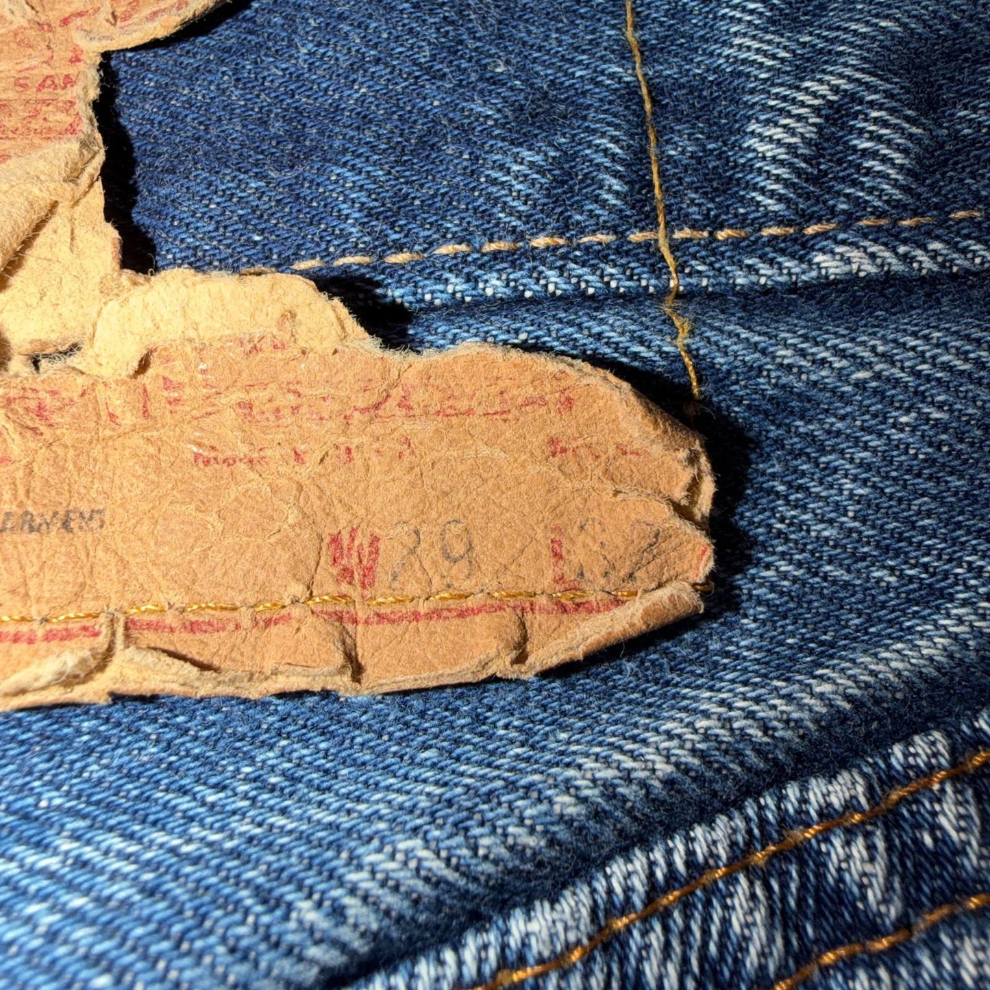 Levis 501 VTG 70s SS Redline Selvedge Jeans XX Med Wash 29x30 Act 27x28