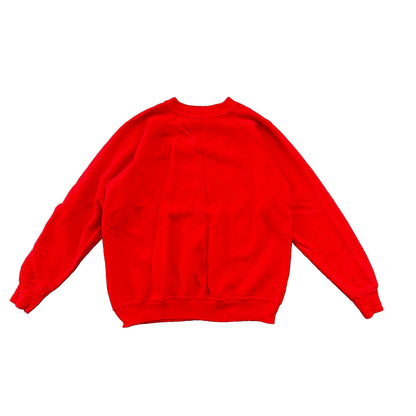 VTG 1960s Rockabilly Sweatshirt Sweater 60s 70s Blank Basic Afterhood USA Red