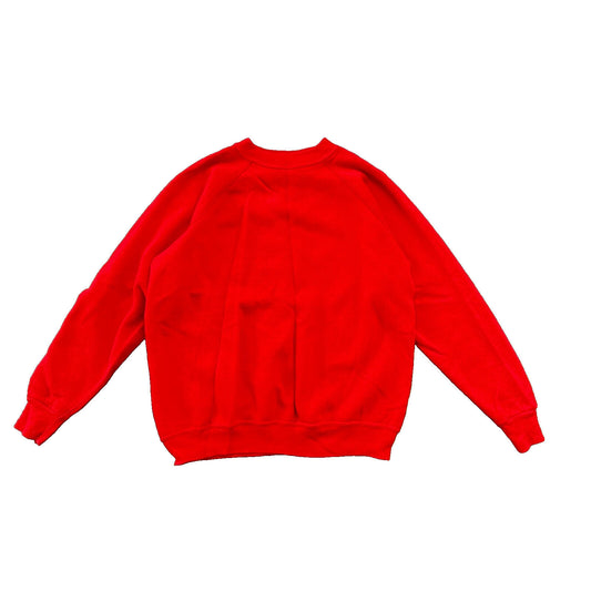 VTG 1960s Rockabilly Sweatshirt Sweater 60s 70s Blank Basic Afterhood USA Red