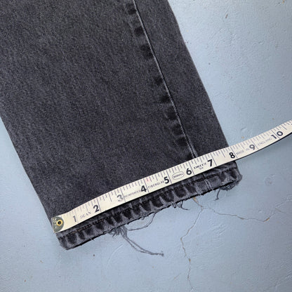 Levis 501 Vintage 90s USA XX Straight Leg Jeans Black Light Wash 34x32 Act 33x30