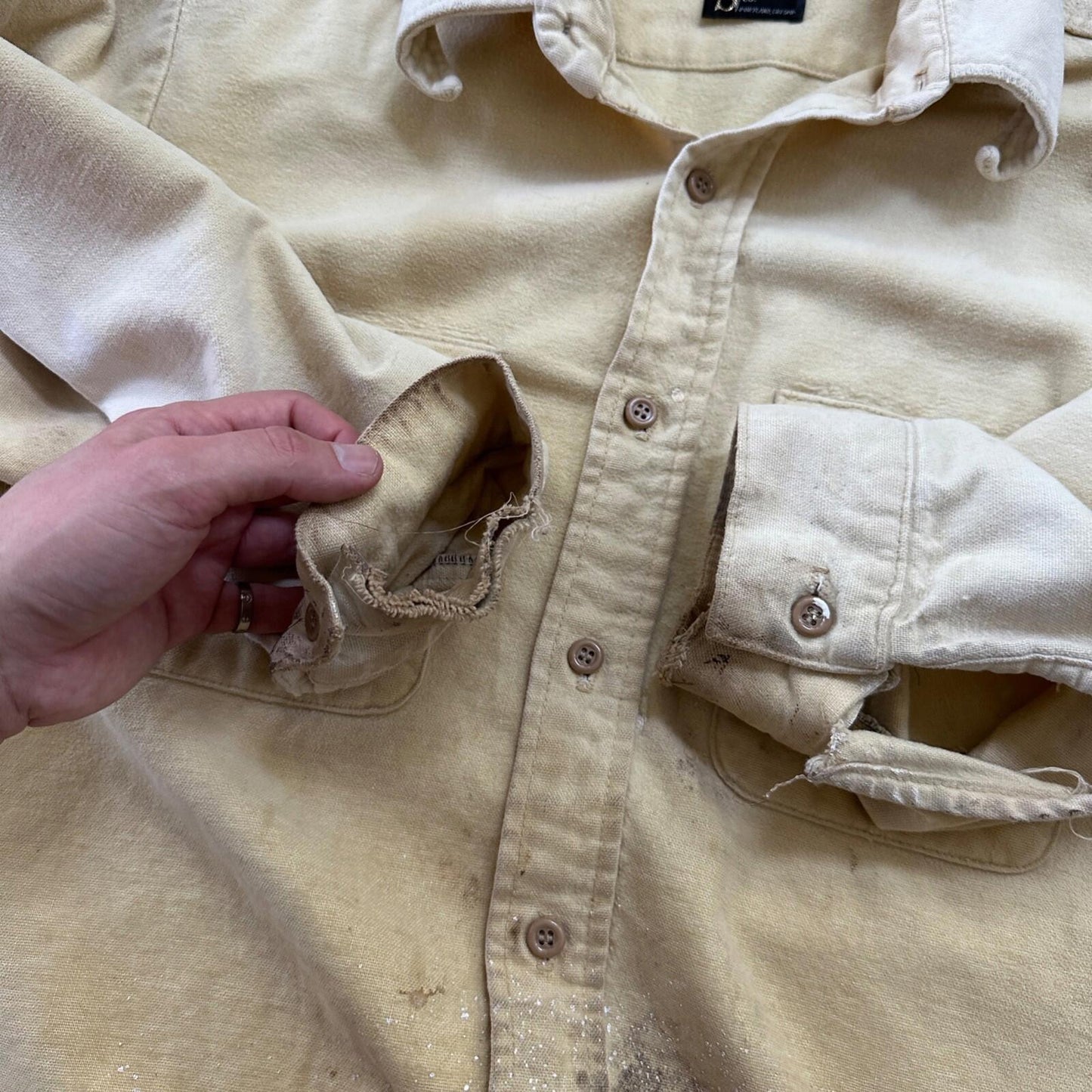VTG 60s 70s Columbia Work Shirt Workwear Heavy Gorpcore Dadcore Camping Fishing