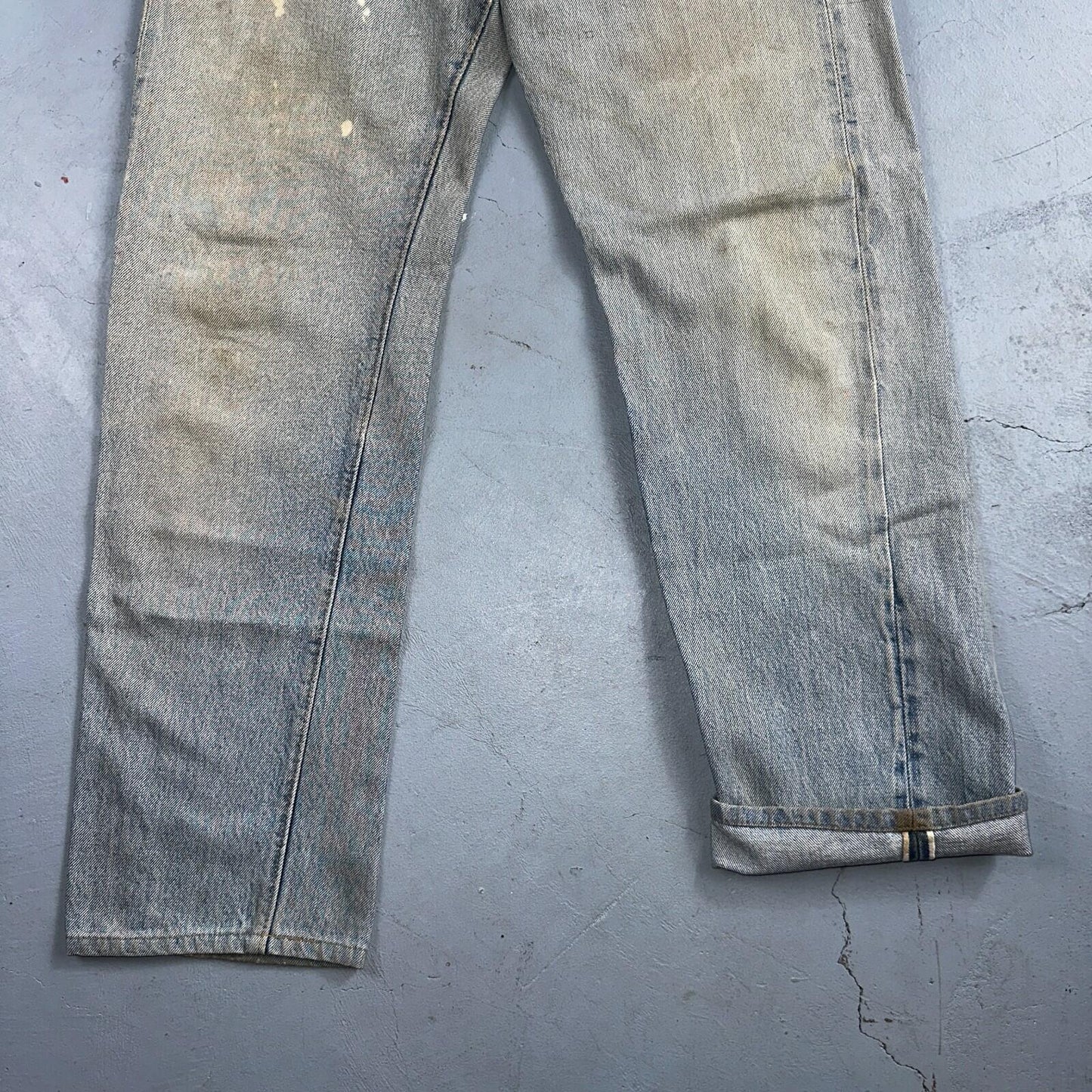Levis 501 Vintage 80s Redline Selvedge USA XX Jeans Light Wash 1980s Act 28x29