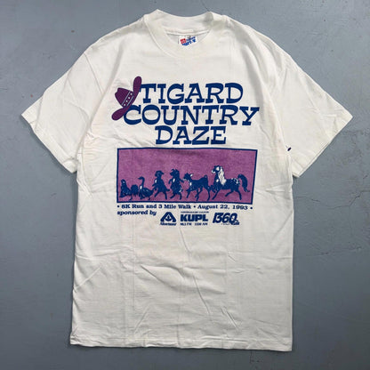 Tigard Oregon Country Daze 1993 90s Horse Animals Donkey August Running Track