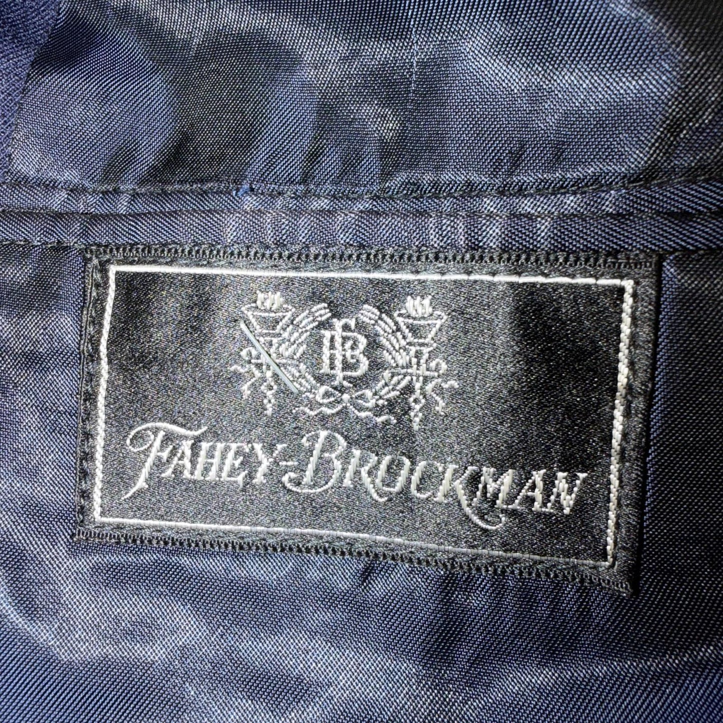 1940s 1950s VTG Mens Double Breast Suit 36 Jacket Coat Navy Union Rockabilly USA