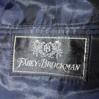 1940s 1950s VTG Mens Double Breast Suit 36 Jacket Coat Navy Union Rockabilly USA