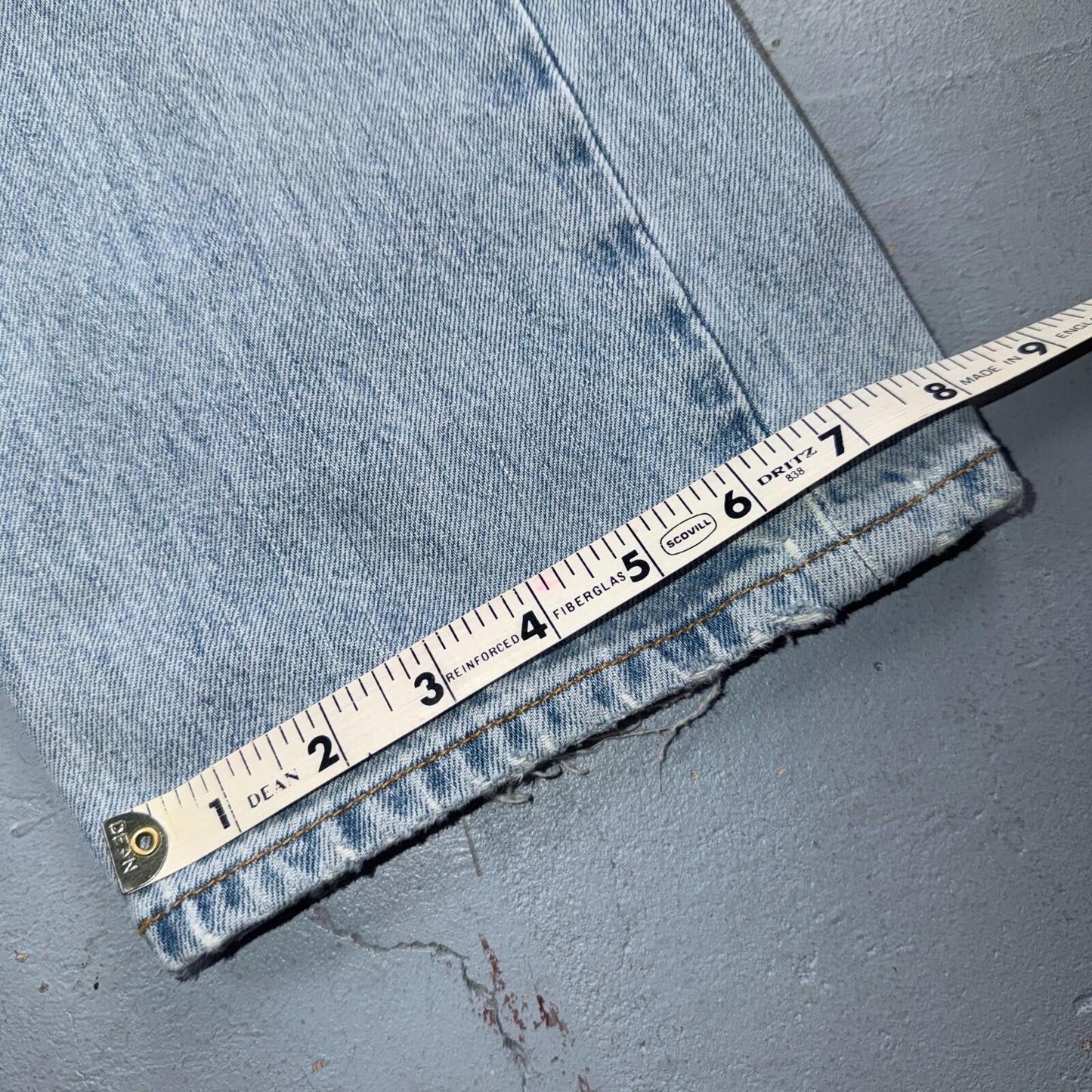 Levis 501 Vintage Y2K 90s XX Straight Leg Jeans Blue Light Wash 34x32 Act 33x31