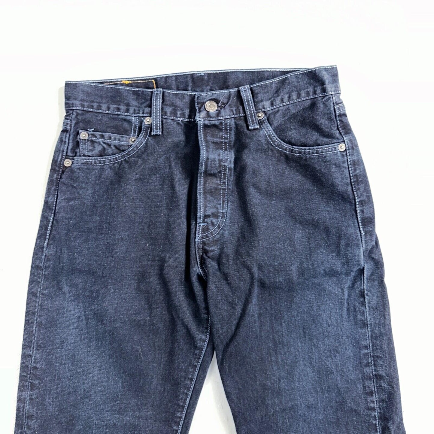 Levis 501 Vintage 90s Mexico Straight Leg Jeans 30x32 Y2K Dark Wash Act 29x31