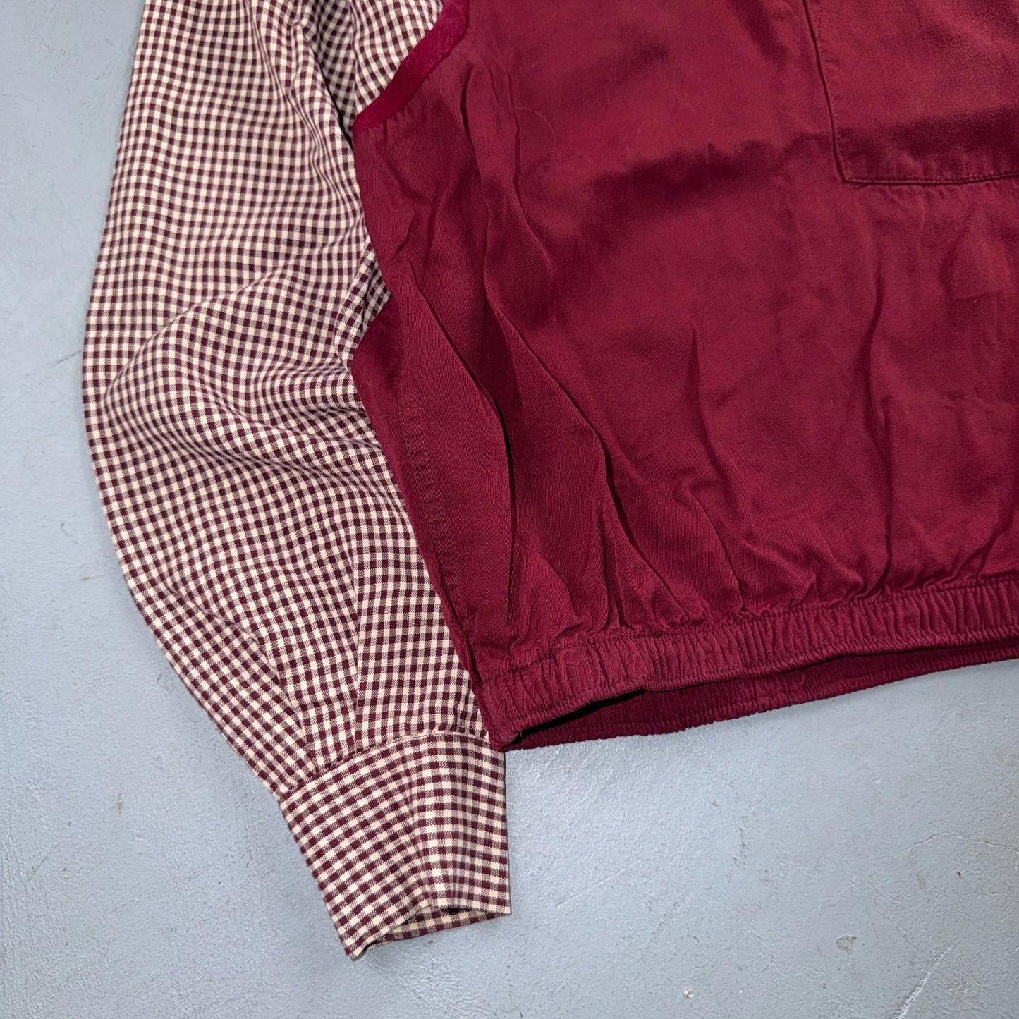 VTG 50s Gabardine Loop Collar Shirt S Rockabilly Vest Jac California Ricky RARE