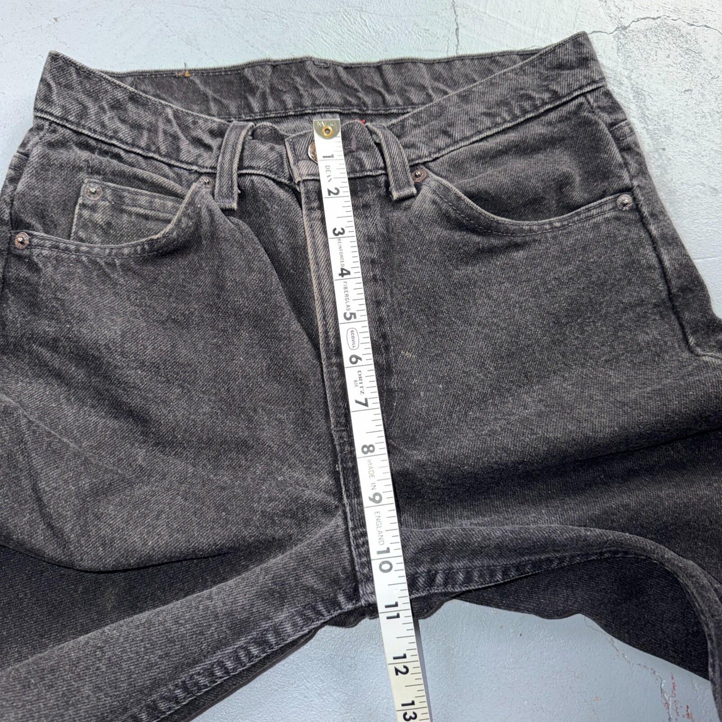 Levis 505 Vintage 90s 40505 Orange Tab Black Jeans 29x32 USA 1990s Act 28x28