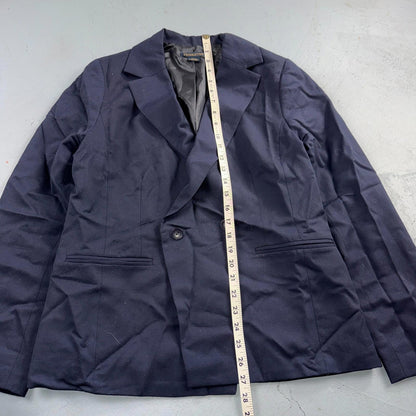 Pendleton Wool Blazer Jacket Navy Blue 14 Double Breasted Vtg Womens