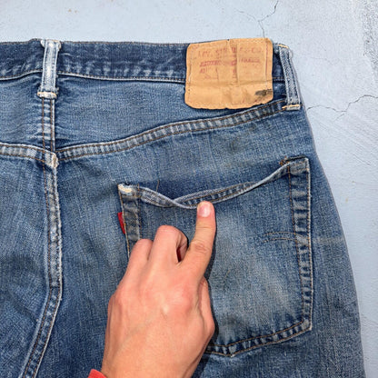 Levis 501 Big E Vintage 60s Redline Selvedge USA XX 1960s Jeans 36x32 Act 34x28