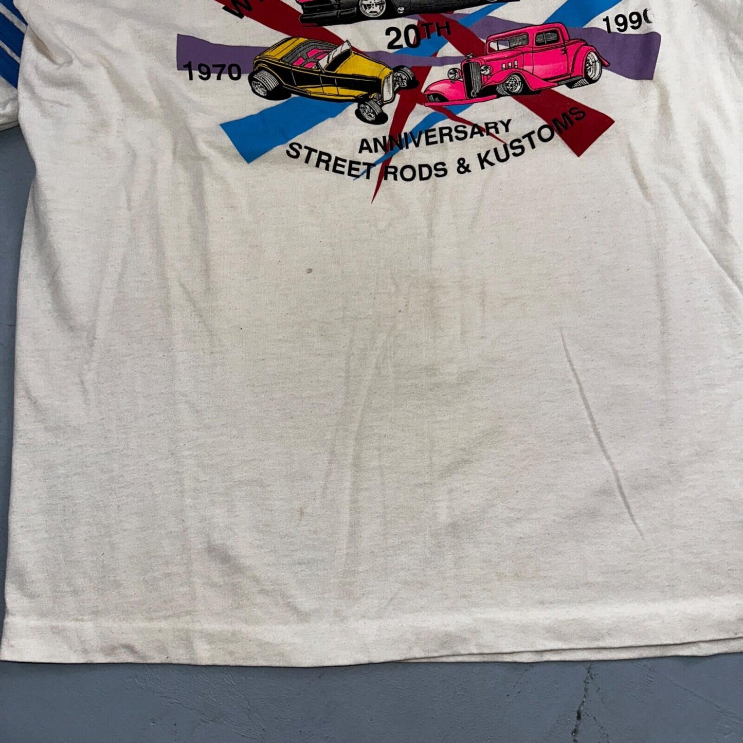 Willamette Valley 1990 Oregon VTG T Shirt Hot Rods Cars Sports Driving Graphic