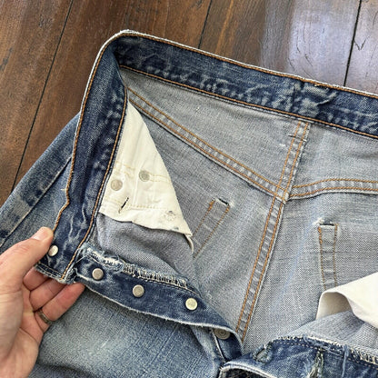 Vintage LEVIS 501XX Jeans Big E 1960s Denim Redline Selvedge 29x29 USA 60s 70s