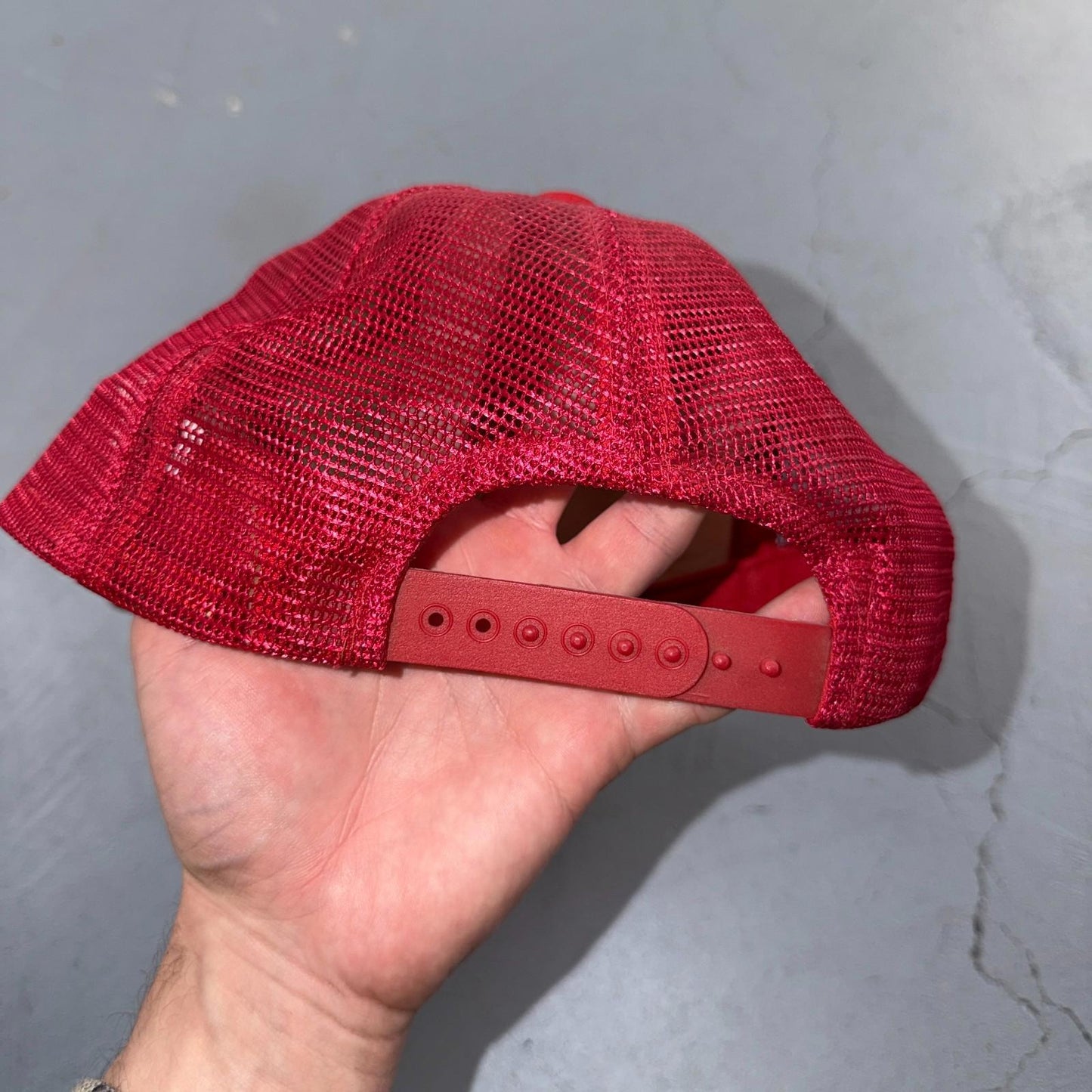 VTG I Love Country Music Trucker SnapBack VTG Hat Red Kisses Guitars Nashville
