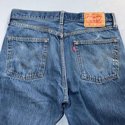 Levis 501 Vintage Y2K XX Straight Leg Jeans Blue Med Wash 34x33 Act 33x30