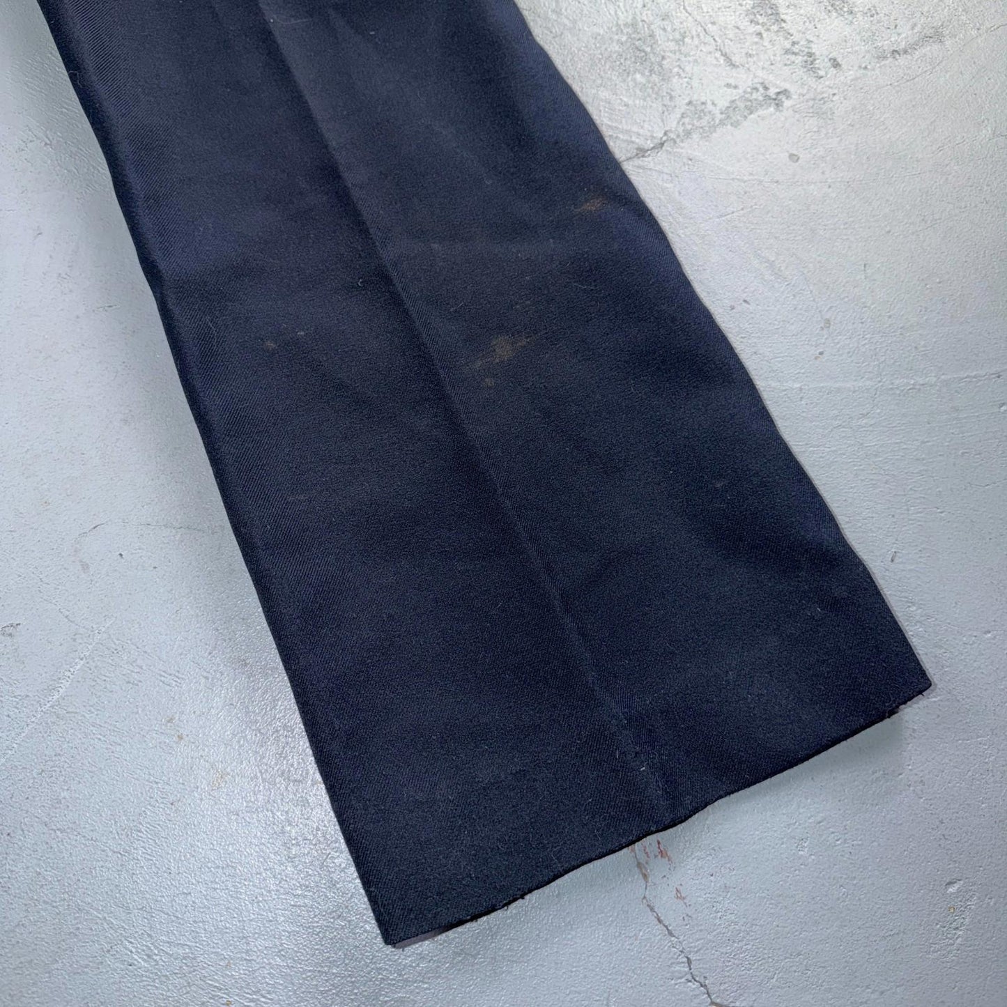 VTG 70s US West Navy Western Cowboy 33x30 Poly Rodeo Formal Slacks Pants Talon
