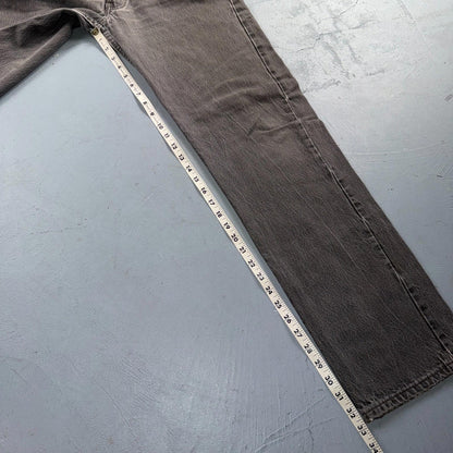Levis 501 Vintage 80s USA XX Straight Leg Jeans Black Light Gray 36x34 Act 35x32