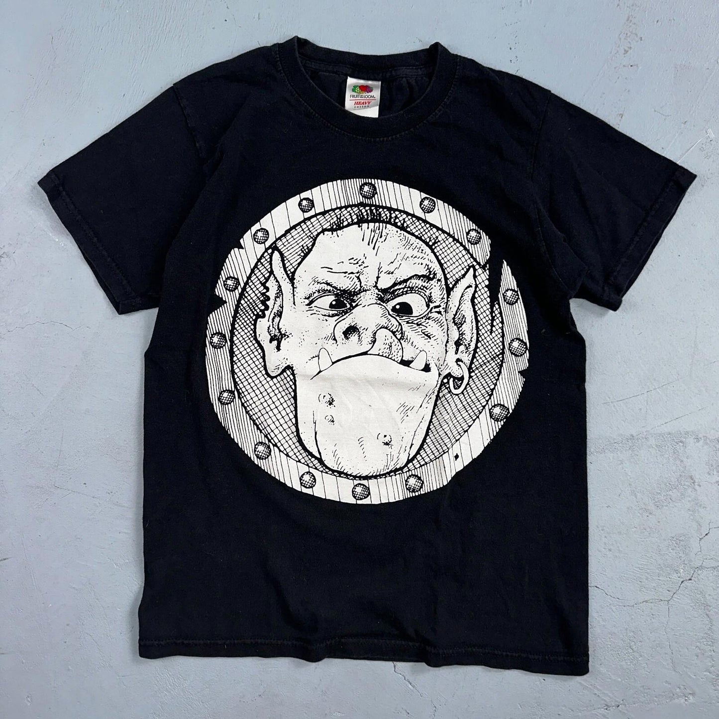 ORCS NEST VTG Style T Shirt Black FOTL Black Small Graphic Funny Ogre Cute