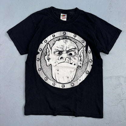 ORCS NEST VTG Style T Shirt Black FOTL Black Small Graphic Funny Ogre Cute