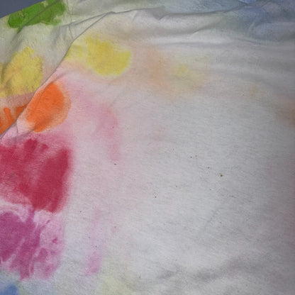 VTG 1993 A Midsummer Nights Dream Tie Dye Shirt Blue Parrot Theatre Shakespeare