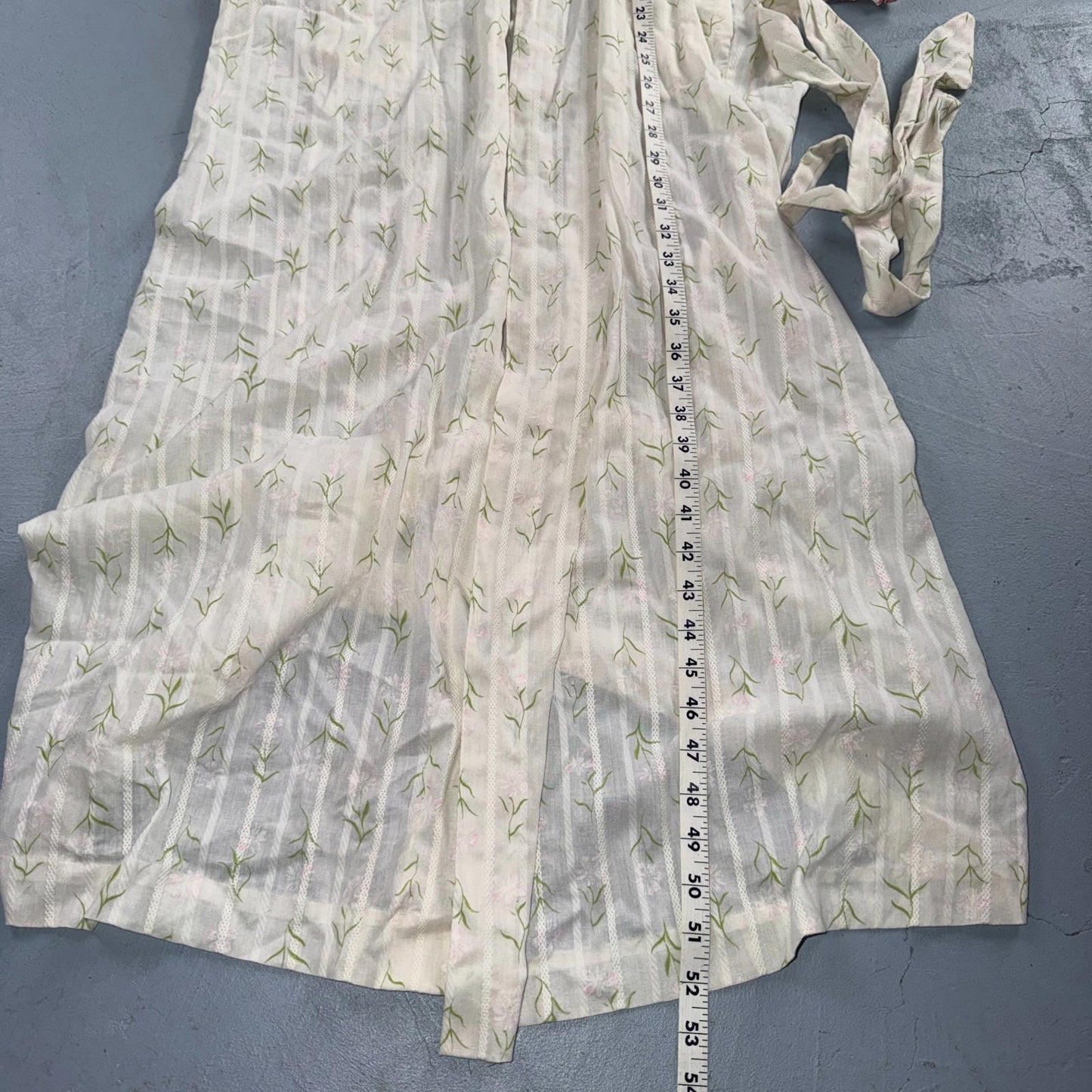 Christian Dior Vintage Nightgown Womens Small Lace Long Lingerie 70s Y2K Robe