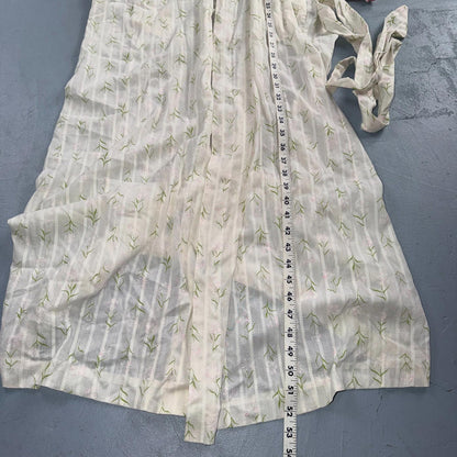Christian Dior Vintage Nightgown Womens Small Lace Long Lingerie 70s Y2K Robe