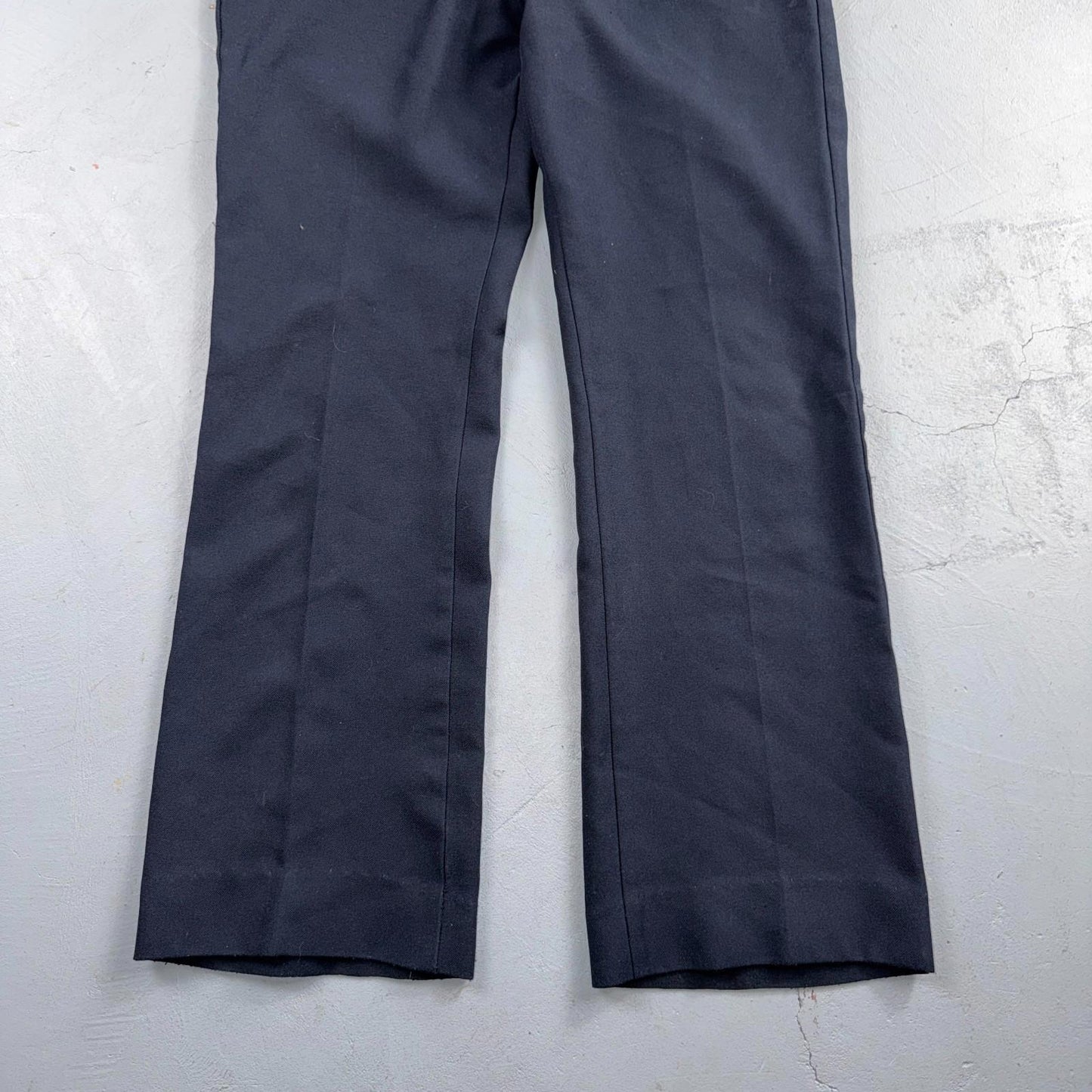 VTG 70s US West Navy Western Cowboy 33x30 Poly Rodeo Formal Slacks Pants Talon